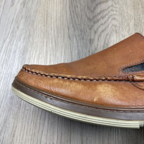 Allen Edmonds Loafers Shoes Mens Size 10.5 B Brown Leather Slip On Moc Toe - Picture 9 of 16